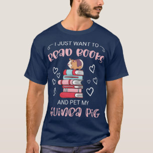 Cute Cavy Pet Rodent Guinea Pig for Book Lover Gif T-Shirt