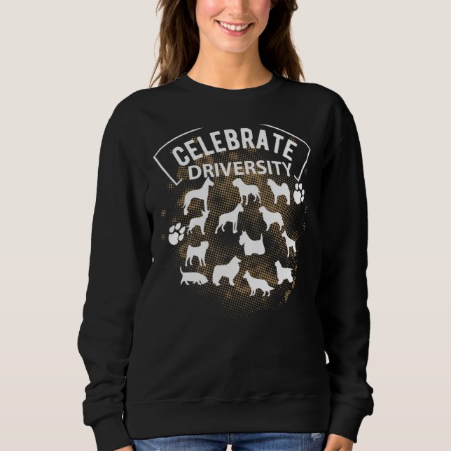 Cute Celebrate Dogs Various Dog Breeds For Dog Own Sweatshirt (Front)
