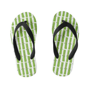 Cute celery sticks trio cartoon vegetables kid's thongs