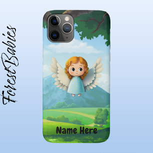 Cute Celestial Girl Angel Adorable Cartoon Graphic iPhone 11 Pro Case