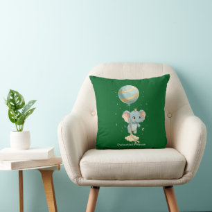 Cute Celestial Prince Elephant Balloon Stars Nurse Cushion