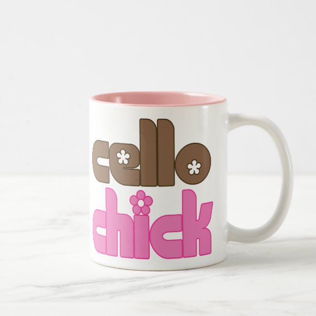 Cute Cello Chick Mug (Right)