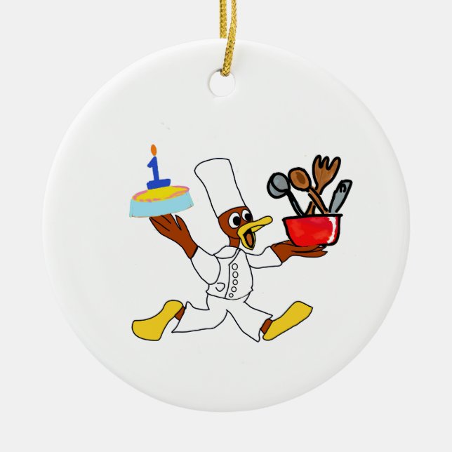 Cute Ceramic Ornament (Front)
