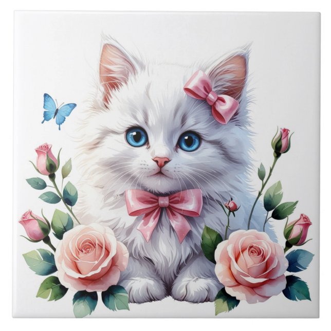 Cute Ceramic Tile (Front)