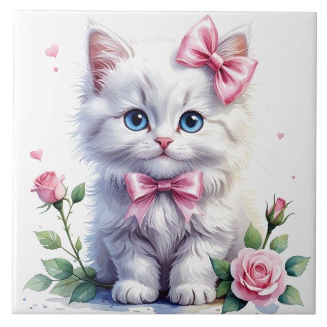 Cute Ceramic Tile (Front)