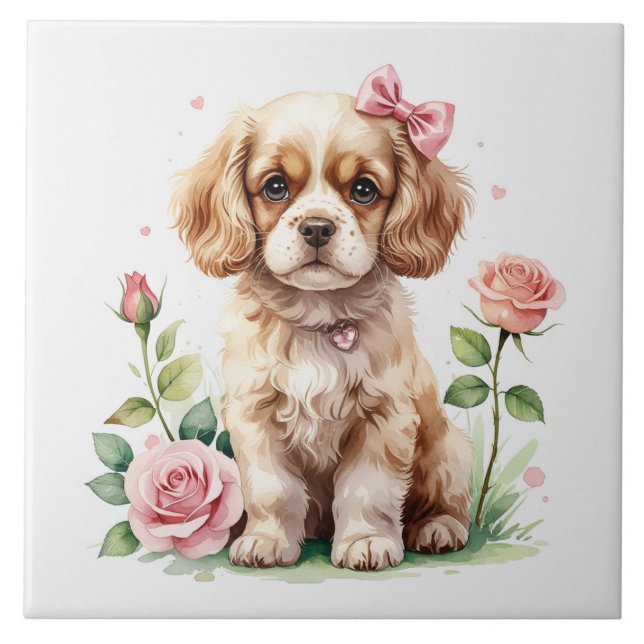 Cute Ceramic Tile (Front)