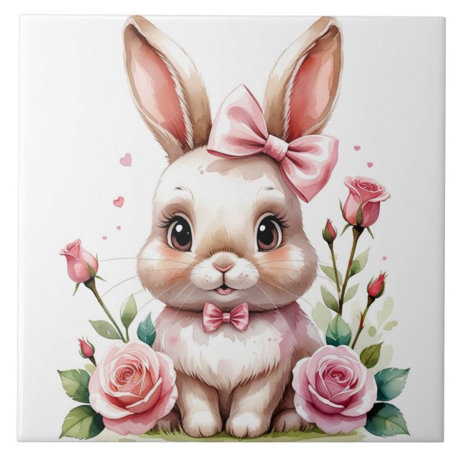 Cute Ceramic Tile (Front)