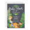 Cute Chalkboard Jungle Safari Baby Shower