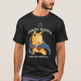 Cute Chaotic Neutral Tabletop Games Dungeon Dragon T-Shirt
