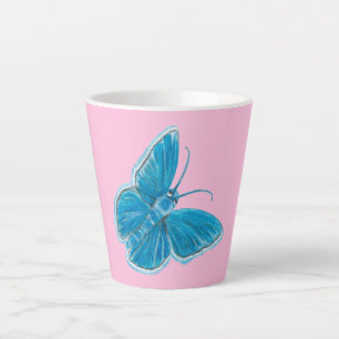 Cute Chapman's blue butterfly Latte Mug