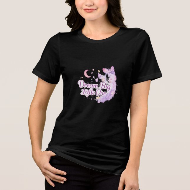Cute Character Graphic Design Tri-Blend Shirt (Front)