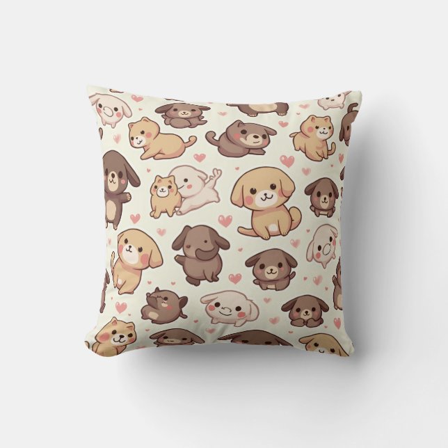 Cute character pillow cushion (Front)
