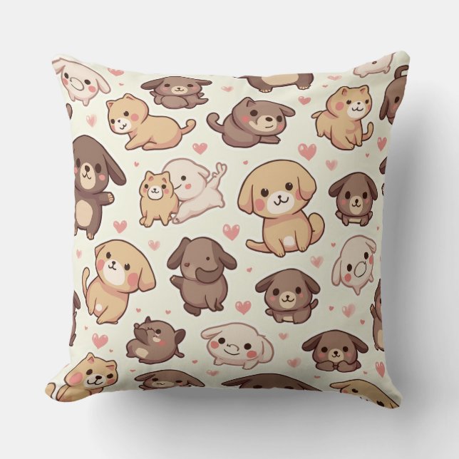 Cute character pillow cushion (Front)