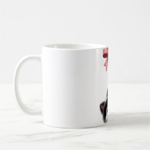 Cute Character with Pink Ribbon Keychain - Adorabl Coffee Mug