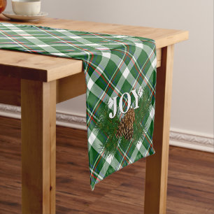 Cute Charming Happy Holidays Joy Cabin Home Decor Medium Table Runner