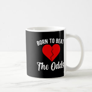 Cute Chd Warrior Congenital Heart Disease Awarenes Coffee Mug
