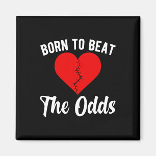 Cute Chd Warrior Congenital Heart Disease Awarenes Magnet