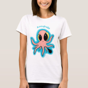 Cute, cheeky baby octopus cartoon T-Shirt