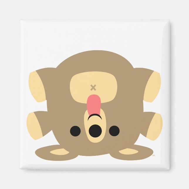 Cute Cheeky Cartoon Bear Magnet (Front)