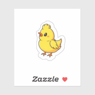 Cute Cheeky Easter Chick Yellow Bird