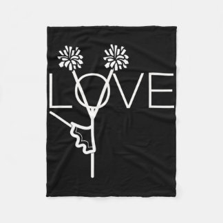 Cute Cheer Gifts For Cheerleaders Teen Girls Women Fleece Blanket