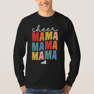 Cute Cheer Mama Megaphone For Women Cheerleader Mo T-Shirt
