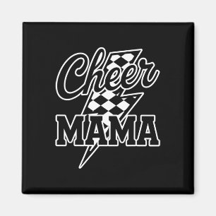 Cute Cheer Mum Cheerleading For Cheerleader Squad Magnet