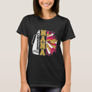 Cute Cheer Nana Of A Cheerleader Nana Grandma T-Shirt