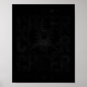 Cute Cheer Squad Funny Sport Cheerleader Cheerlead Poster