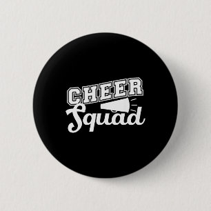 Cute Cheerleader Art Women Girls Cheer Squad Cheer 6 Cm Round Badge