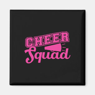 Cute Cheerleader Art Women Girls Cheer Squad Cheer Magnet