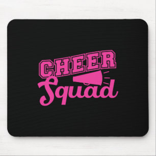 Cute Cheerleader Art Women Girls Cheer Squad Cheer Mouse Pad
