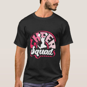 Cute Cheerleader Art Women Girls Cheer Squad Cheer T-Shirt