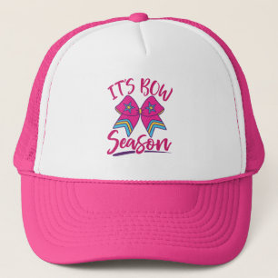 Cute Cheerleader Coquette Bow Cheer Season Trucker Hat