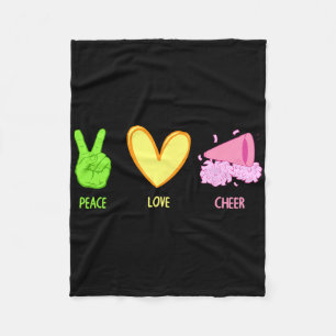 Cute Cheerleader Design For Women Girls Cheerleadi Fleece Blanket