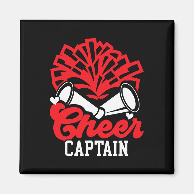 Cute Cheerleading Captain Cheer Captain ,  Magnet (Front)