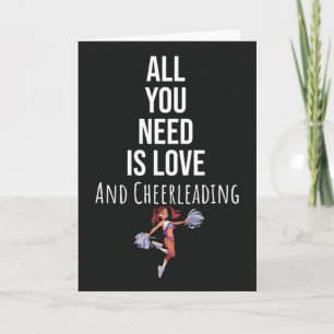 Cute Cheerleading Cards Cheerleader Sports Cheer