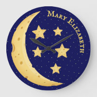 Cute Cheese Moon & Stars Personalised Celestial