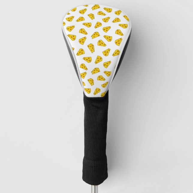 Cute Cheese Pattern Golf Head Cover (Front)