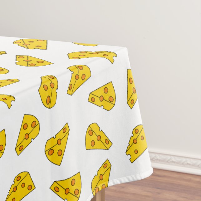 Cute Cheese Pattern Tablecloth (In Situ)