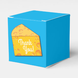 Cute Cheese Wedge Kids 1st Birthday Party Favour Box