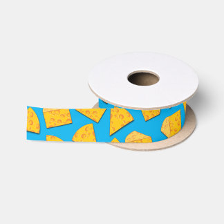 Cute Cheese Wedge Kids 1st Birthday Party Satin Ribbon