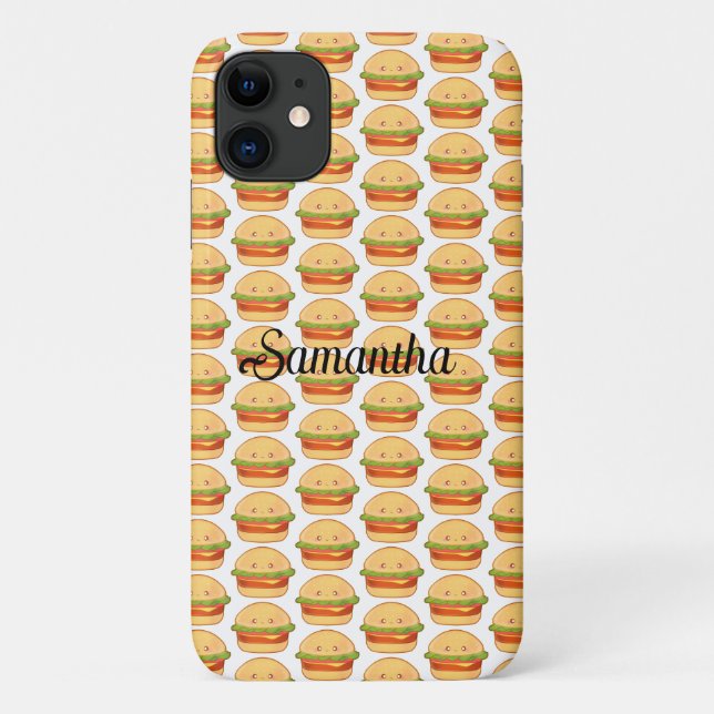 Cute Cheeseburger Case-Mate iPhone Case (Back)