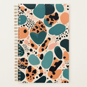 Cute Cheetah Animal Print Planner