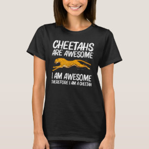 Cute Cheetah For Men Women African Safari Wildlife T-Shirt