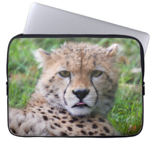 Cute Cheetah laptop sleeve