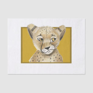 Cute Cheetah Tissue Paper – Safari Animal Gift 