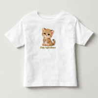 Cute Cheetah Toddler T-Shirt, cute kitten