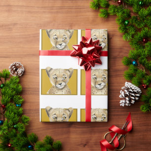 Cute Cheetah Wrapping Paper – Safari Gift Wrap