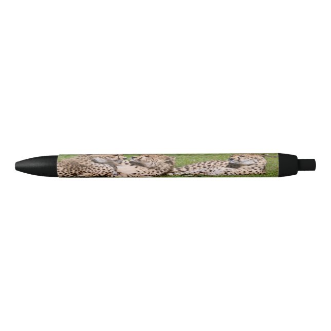 Cute Cheetahs Black Ink Pen (Front)